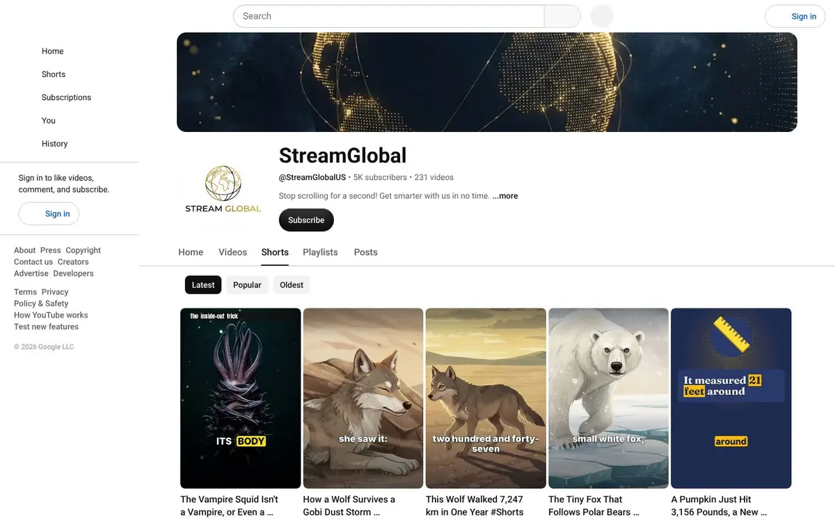 StreamGlobal